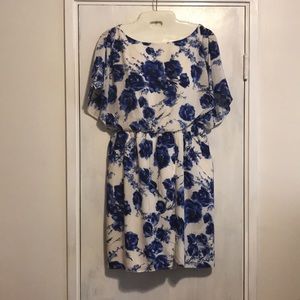 NWOT Alice + Olivia Floral Silk Dress